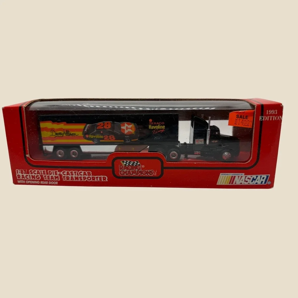 Racing Champions Davey Allison 28 Texaco Havoline 1/87 Transporter 1993 NIP